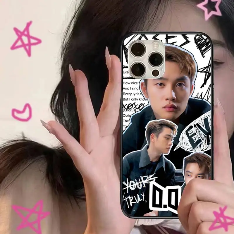 Korea Kpop-E-EXO Phone Case For iPhone 11 12 13 Mini 13 14 Pro XS Max X 8 7 Plus SE XR Shell