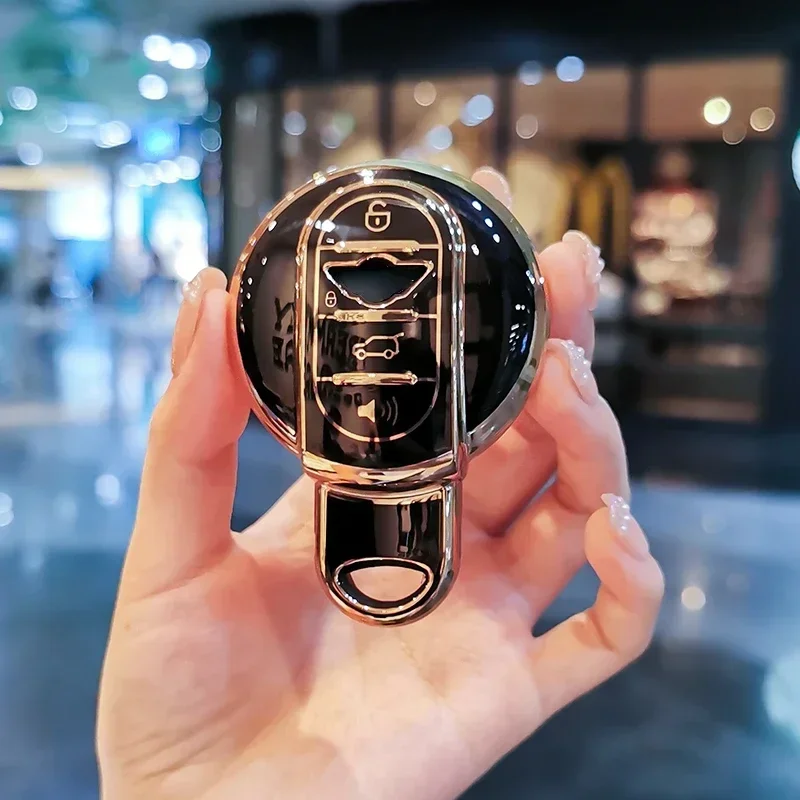 Funda de TPU para llave de coche, accesorios para llavero de BMW Mini COOPERS ONE JCW F56, F55, F54, F57, F60, R55, R56, R57, R58, R59, R60 S Roadster