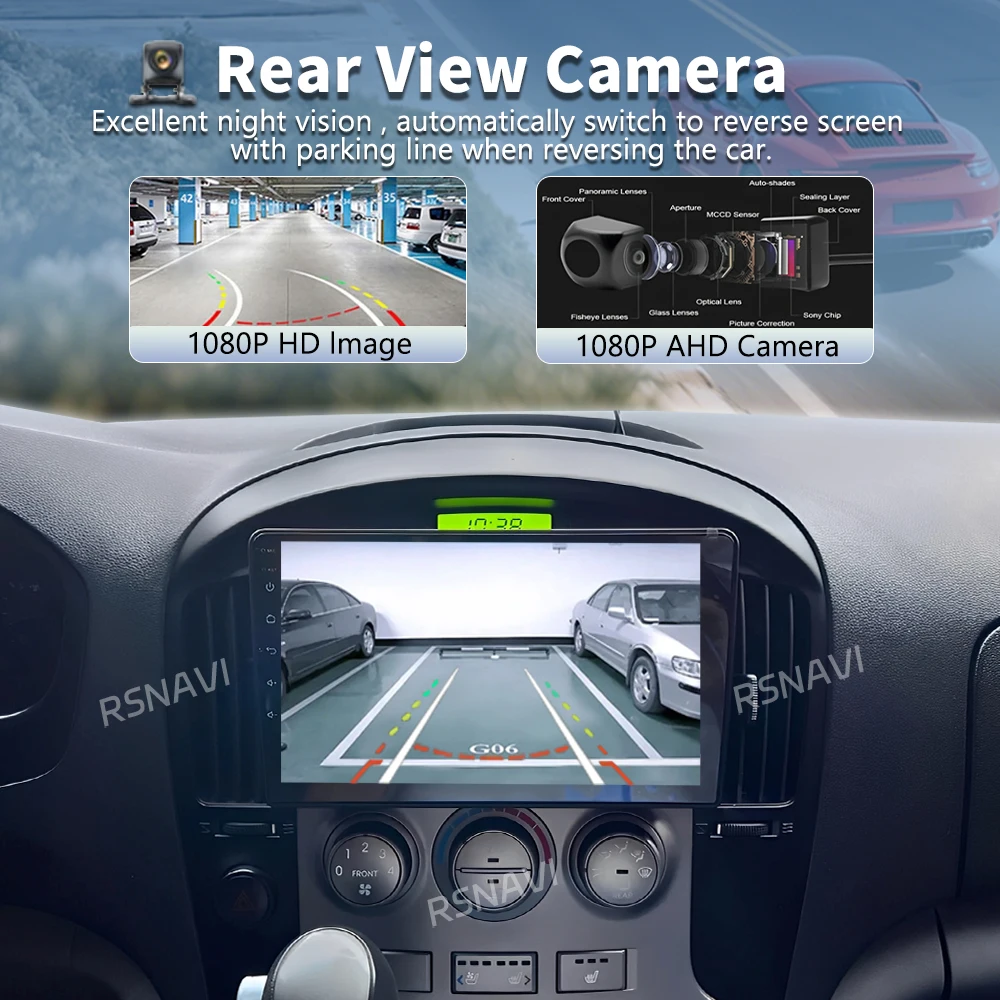 Android 16 Car Radio For Hyundai H1 II 2 TQ 2016 - 2021 Carplay Auto Multimedia Player GPS Stereo Video 360 Camera Navigation BT
