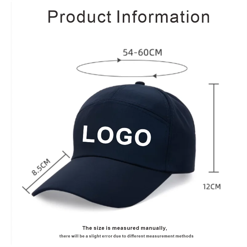 หมวกแห้งเร็วหมวกแหลมหมวกเบสบอลย้อนยุคป้องกันแสงแดดกีฬากลางแจ้งกลุ่มรวบรวมกิจกรรมหมวกทํางานพิมพ์โลโก้ที่กําหนดเอง