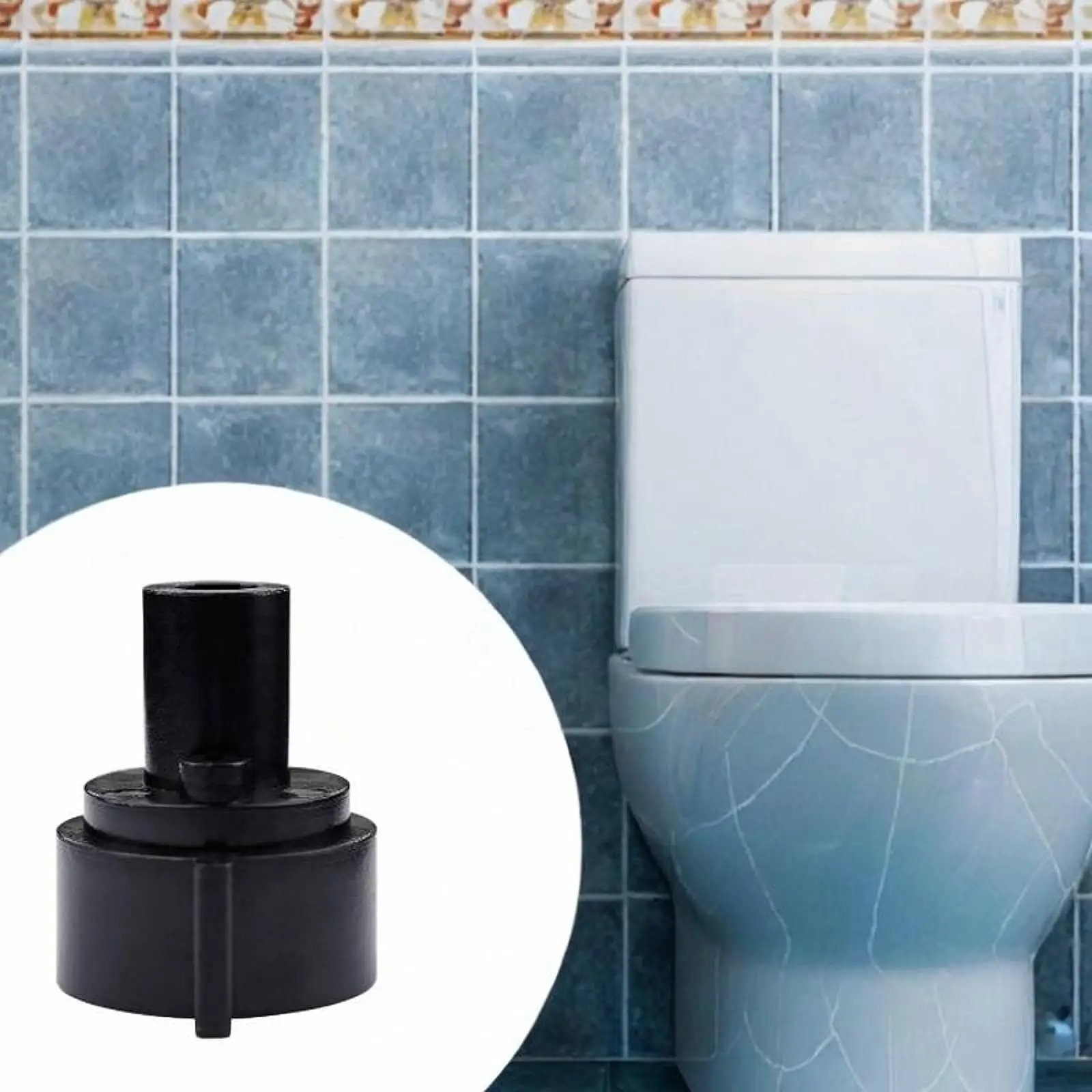 

Bidet Knob Component Round Sturdy Upgrade Non Electric Bidet Toilet Seat Knob Replace Parts Easy Installation for Central Parts