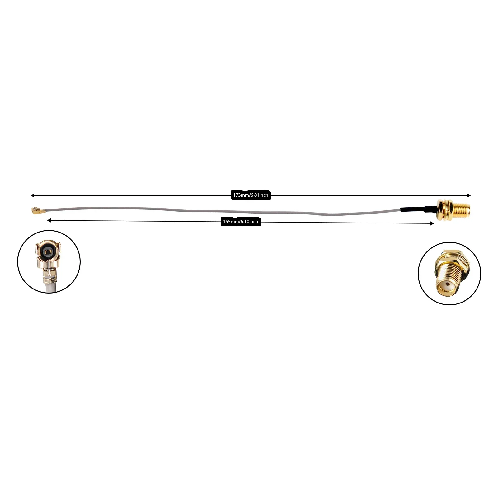 4PCS U.FL Antenna 868MHz 915MHz GSM Aerial Cable Compatible with ESP32 LoRa V3 LORA32U4II Node Development Board DIY IoT Project