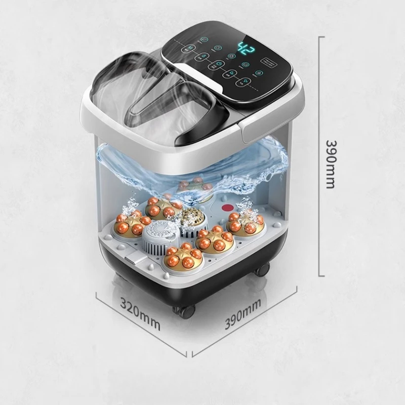 حوض استحمام القدم، حوض استحمام منزلي، درجة حرارة ثابتة، تدليك كهربائي أوتوماتيكي بالكامل، تعقيم الرعاية الصحية العميقة