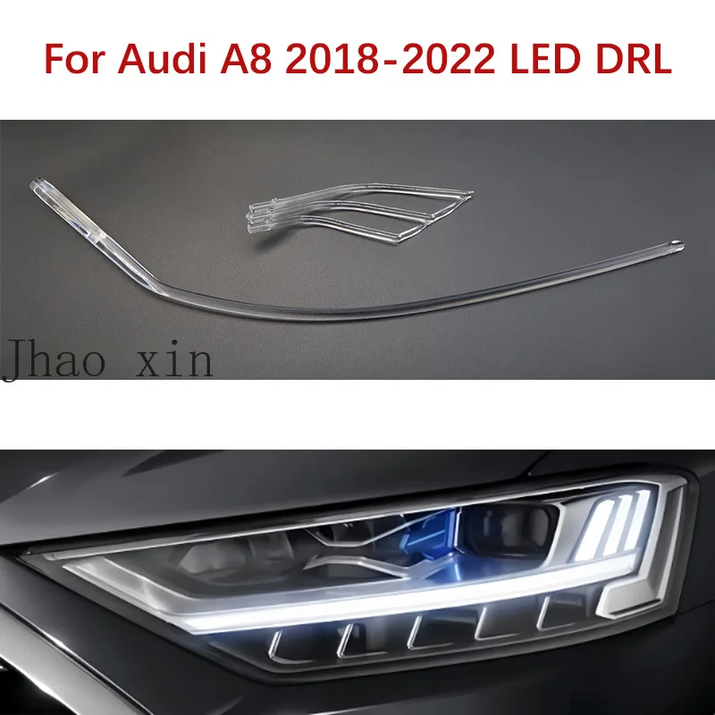 modulo-de-fuente-de-luz-de-balasto-apto-para-audi-a8-luz-blanca-2018-2022-faro-led-para-coche-tira-de-guia-de-luz-drl-conducto-de-ojo-de-angel