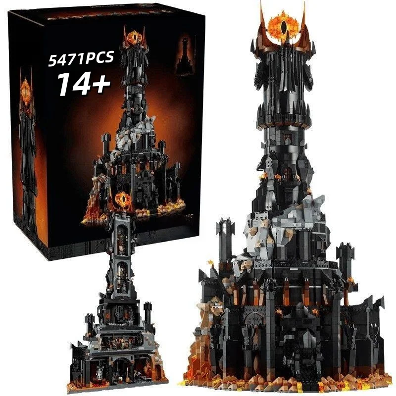 

Disney 10333 Building Blocks Set 5471 PCS The Eye of Sauron Dark Tower Model Bricks For Adult Kids Birthday Christmas Party Gift