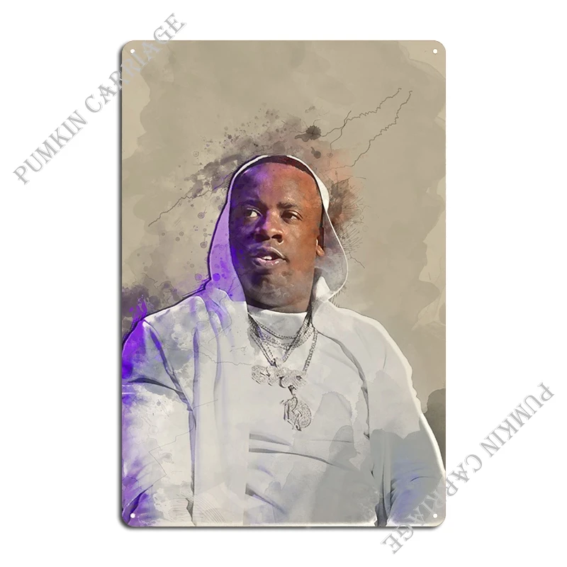 Yo Gotti Metal Sign Poster Pub Party Decoration Living Room Tin Sign Poster