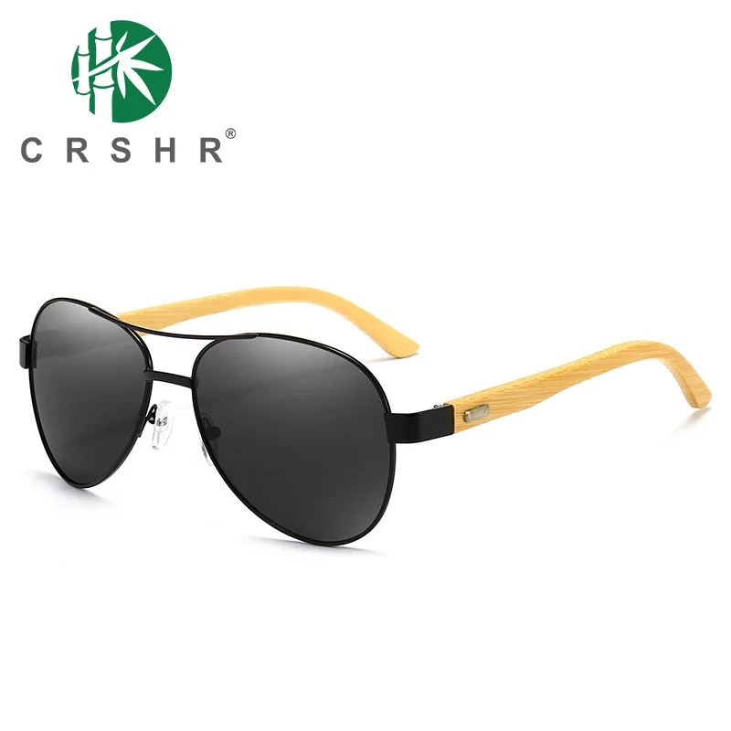 Cross-Border New Arrival Bamboo Leg Sun Glasses European and American Classic Men's Polarized Sunglasses Outdoor Men's and Women