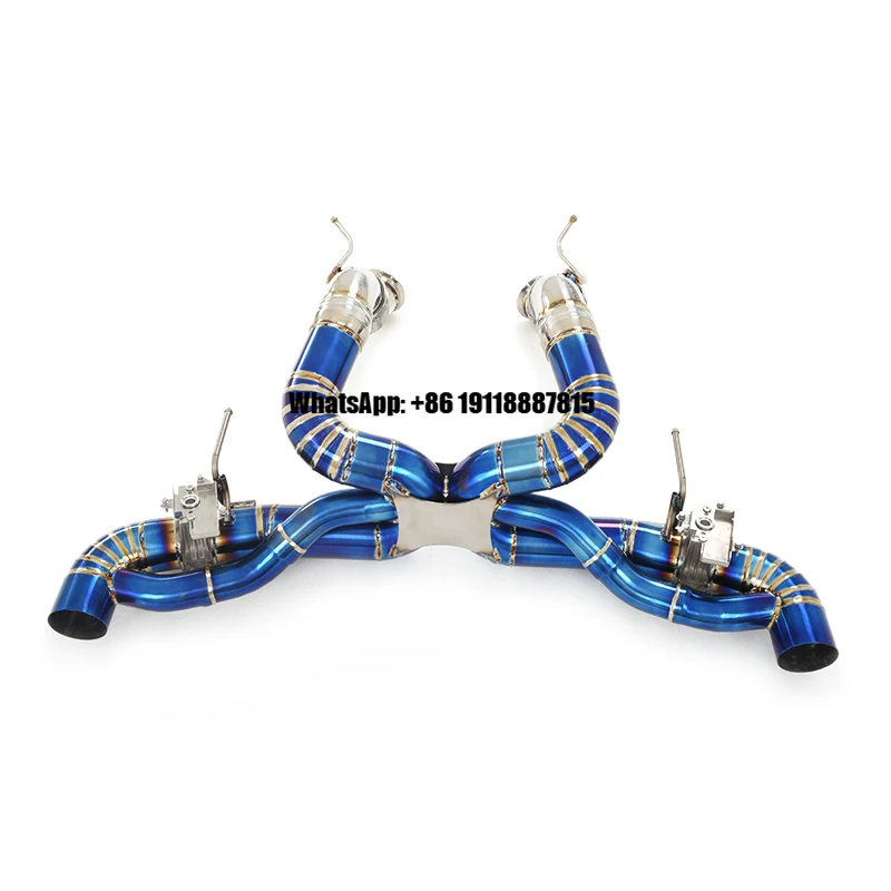 

Factory Full Set Exhaust for Mclaren GT 4.0T 2019-2023 Titanium Car Exhaust Pipes Downpipe Muffler OEM Valved Exhaust System