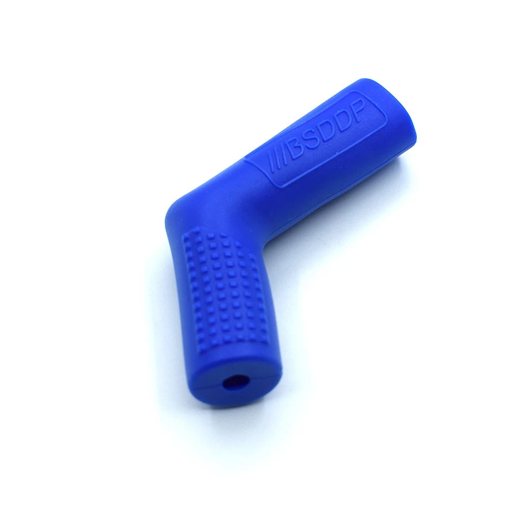 ฝาครอบตัวเปลี่ยนเกียร์เกียร์รถจักรยานยนต์ฝาครอบคันกันลื่นอุปกรณ์เสริมยางมอเตอร์ไซค์แบบสากลทรงกระบอก