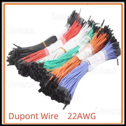 10pcs High-end Soft Silicone Dupont Wire 1P Dupont Jumper Cable Female Male Connector 10/20/30cm 22awg for Arduino