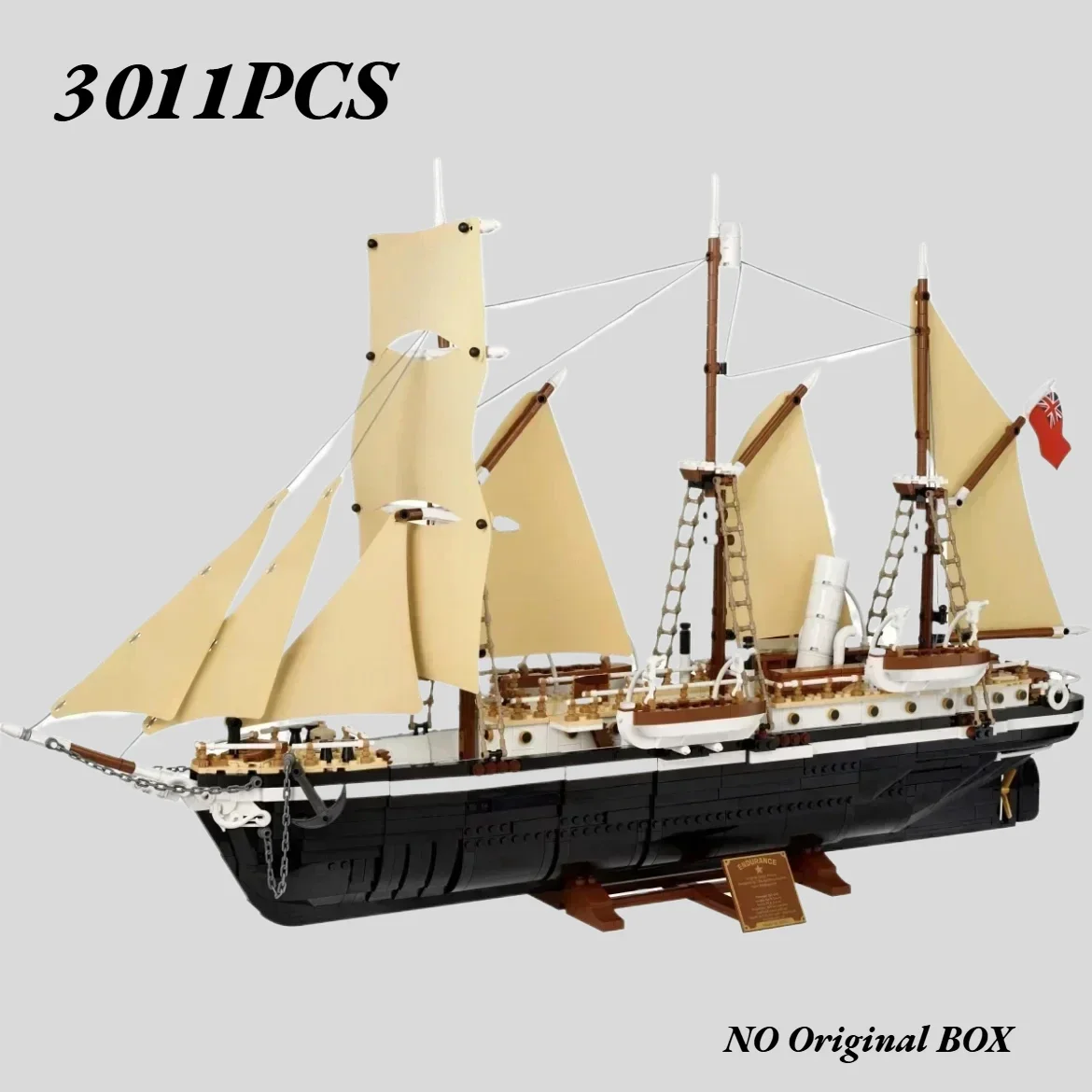 3011pcs New Icons Fit 10335 The Endurance Ship Model Building Blocks Kit Legendary Ship Bricks Toy For Kids Adult Birthday Gifts