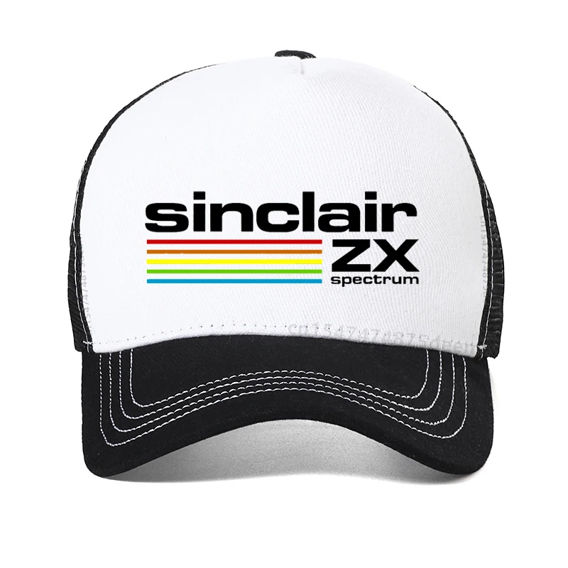 Sinclair Zx Spectrum قبعات للرجال الألعاب ألعاب للجنسين sinclair zx الطيف قبعة بيسبول الصيف كول شبكة قبعة سائق الشاحنة العظام #2