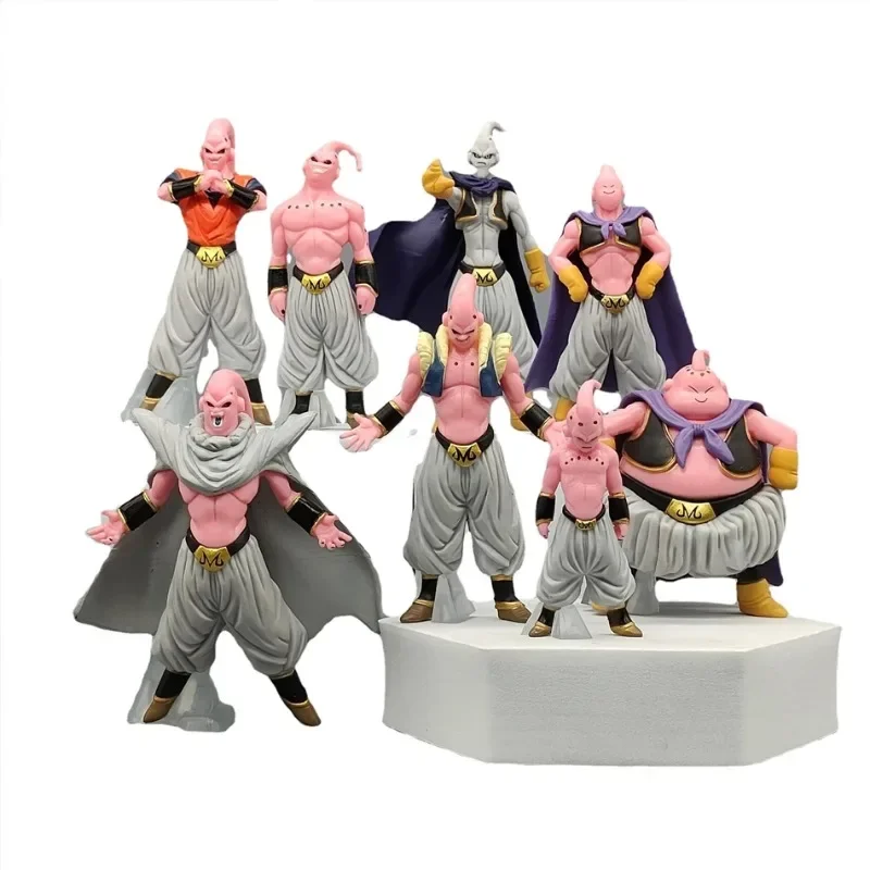 

]Dragon Ball Z anime character Majin Buu Fat Buu PVC action figure collectible model toy desktop ornaments