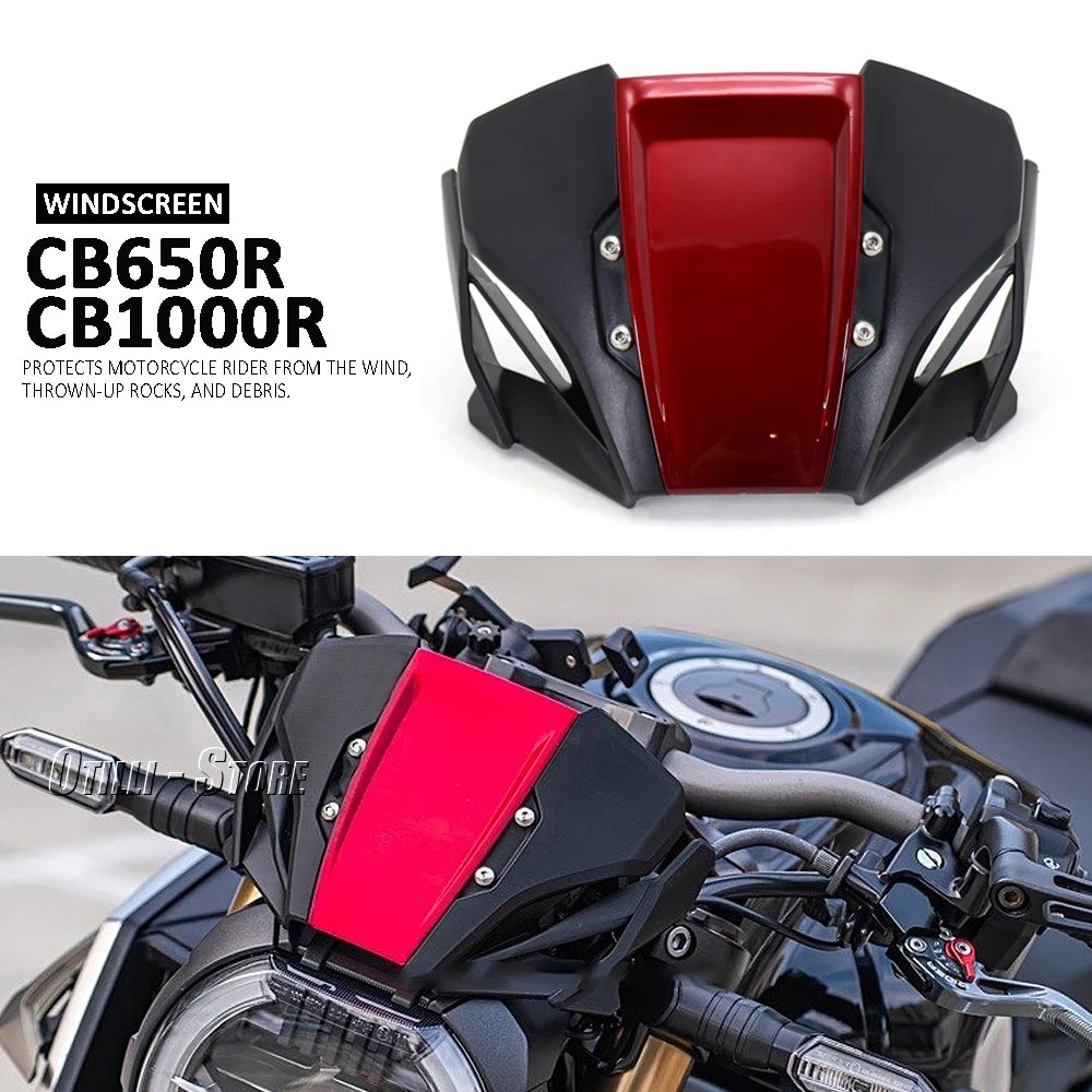 

Fit For Honda CB650R CB1000R CB 650R 1000R CB 650 1000 R 2019 2020 2021 2022 Windshield Windscreen Wind Deflector