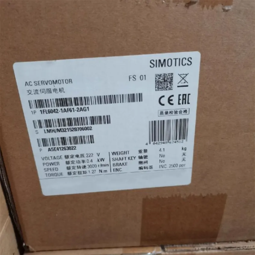 

Brand new 1FL6042-1AF61-2AG1 1FL6042-1AF61-2AA1 1FL6 042-1AF61-2AG1 1FL6 042-1AF61-2AA1 Warrently One-year