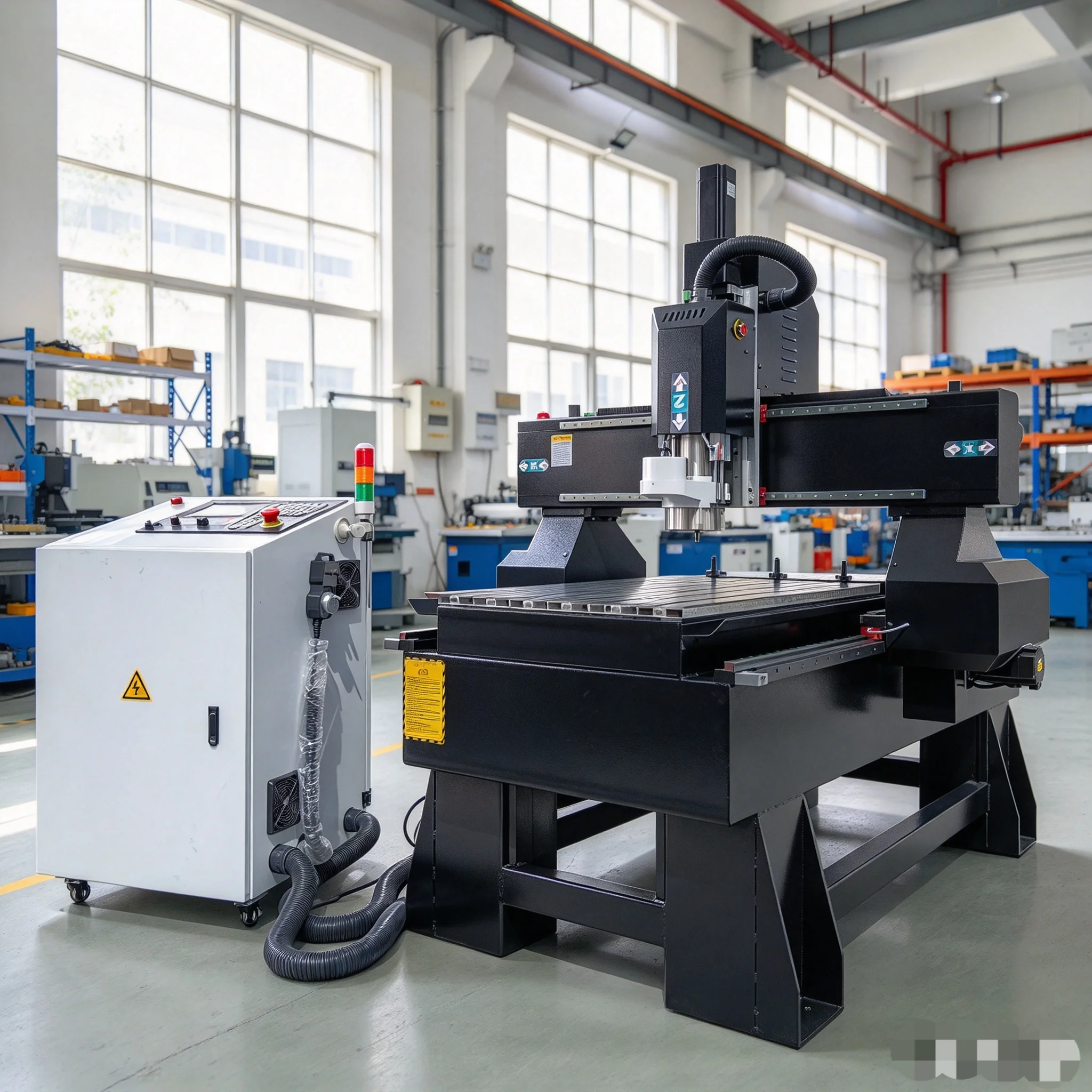 6090 CNC Router Machine High Precision ATC with Vacuum Table for Woodworking Automatic Tool Changer Included