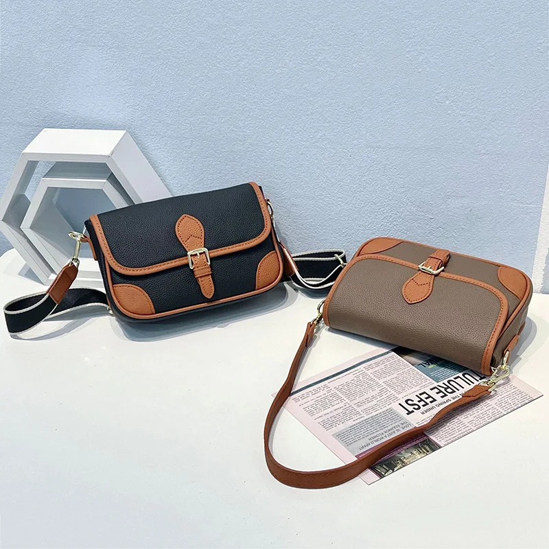 TOGO Genuine Leather Cross-Body Bag Summer Japan And South Korea Simple Fashion Casual Trend Women\'s One-Shoulder Messenger Pack