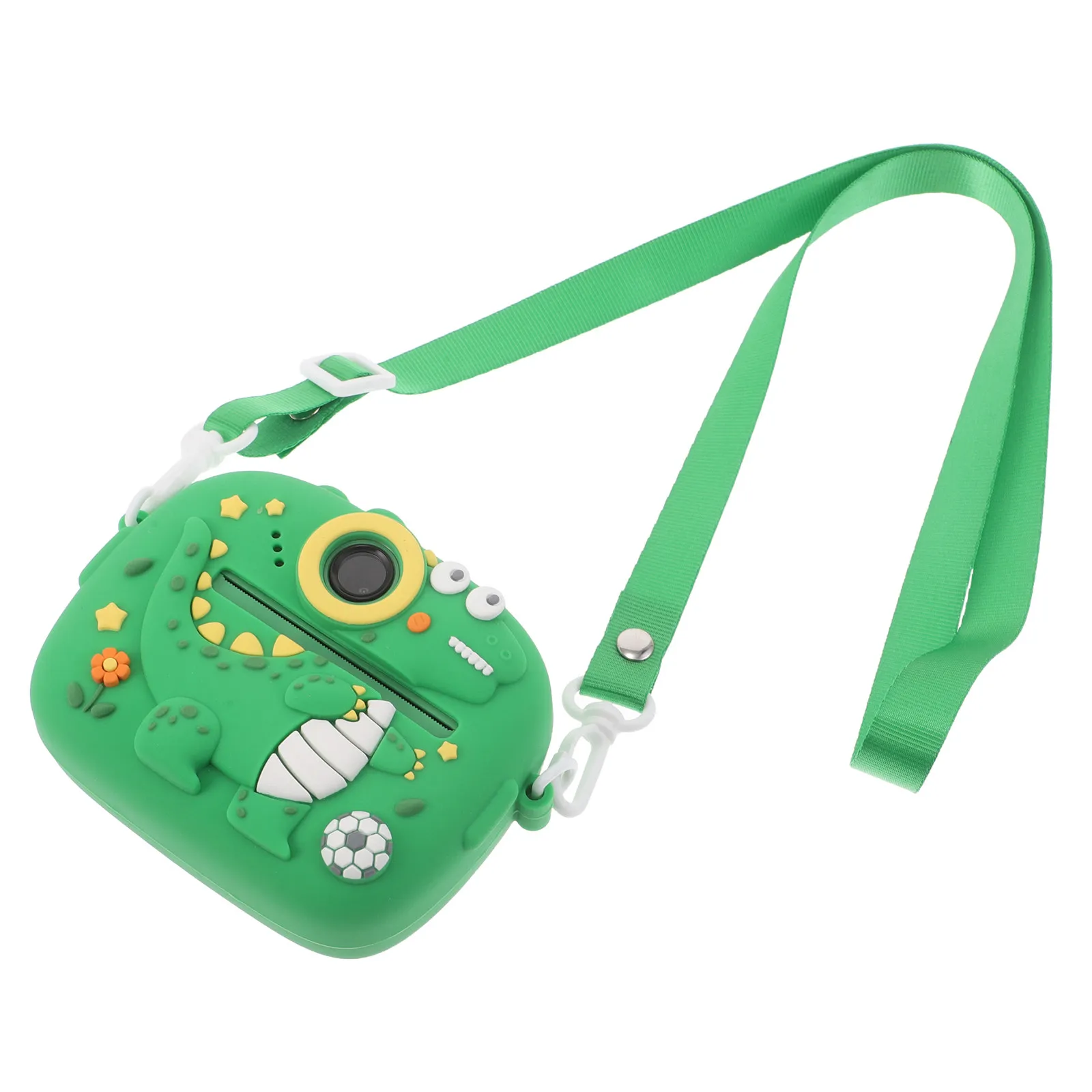 

Kids Camera Instant Print Dual Lens Cartoon Design Video Recorder for Boys and Girls Creative Photography Educational Gift