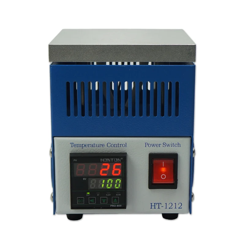 

HT-1212 Constant Temperature Digital Display Heating Platform 800W Preheating Station For BGA Reballing Hot Plate 220V 110V