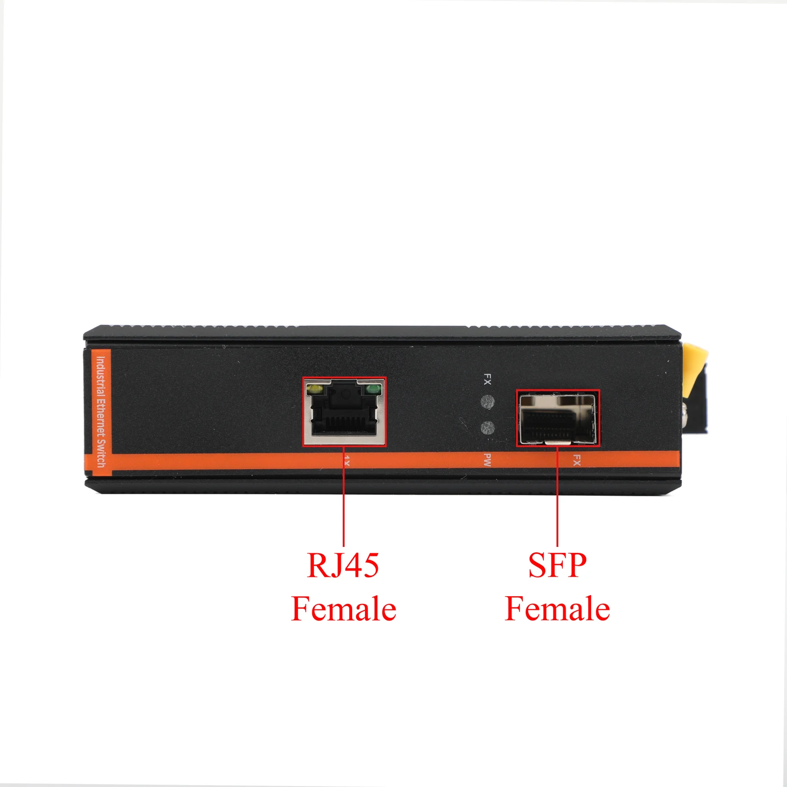 1 SZT. Gigabitowy Transceiver SFP Przemysłowy 1/2 SFP na 1/2/4/8 RJ45 10/100/1000M Przełącznik Światłowodowy Sieci Przemysłowej