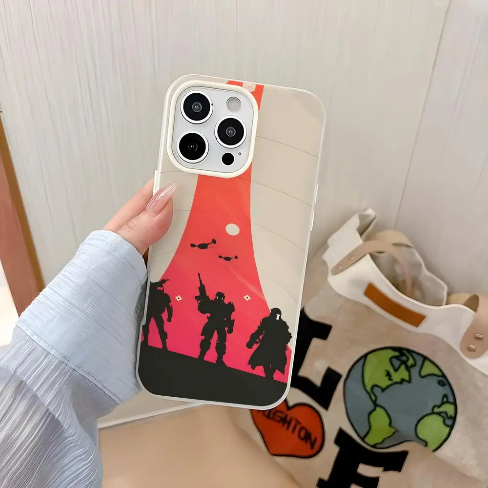 

Game D-2Destiny 2 Phone Case IPhone 17 Air 16 15 14 Plus 13 Pro Max 2 Soft Frosted Candy Transparent Jelly 2-in-1
