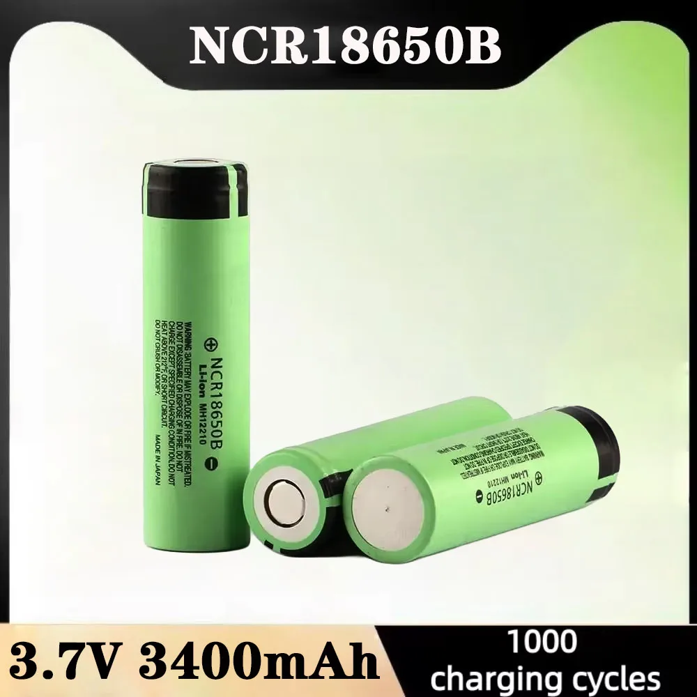 3.7V 3400mAh Large Capacity  Lithium Battery Low Self-Discharge For Camera Drone Electric Drill Household Electronic Devices