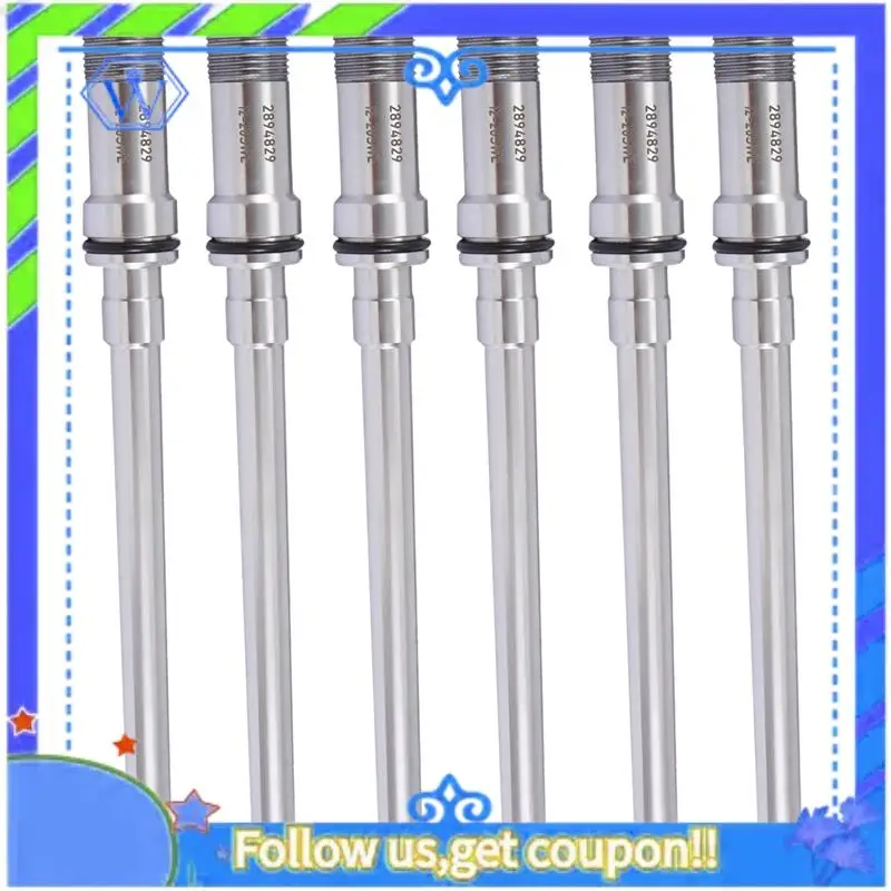 M46K-6Pcs 연료 공급 인젝터 커넥터 인젝터 가이드 튜브 2894829 Cummins ISX15 디젤 엔진 용 액세서리 부품