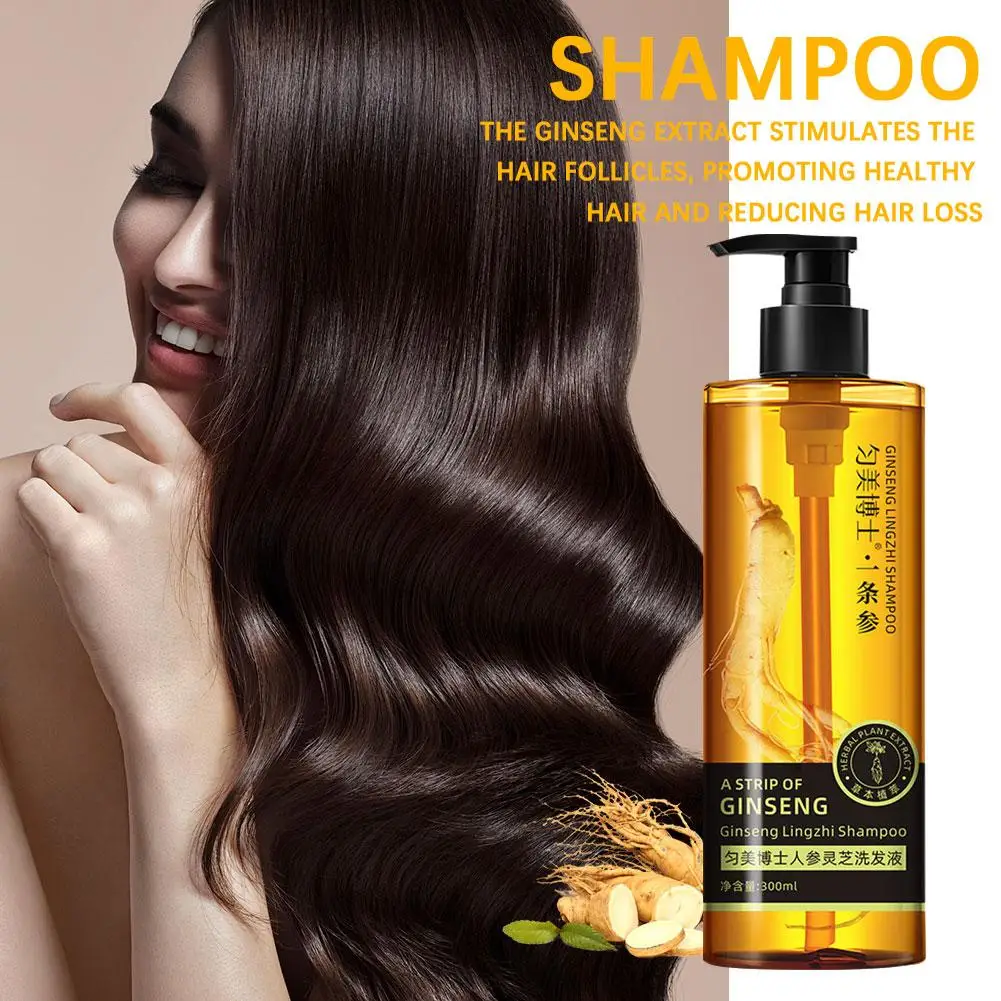 

Efficient and magical 28-day white hair to black hair Shampoo Ginseng Ganoderma C1D0