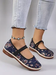 Spring New Women's Casual Sports Shoes Comfortable, Breathable, Lightweight, Wear resistant Lazy Shoes, Soft soled Flat Shoes