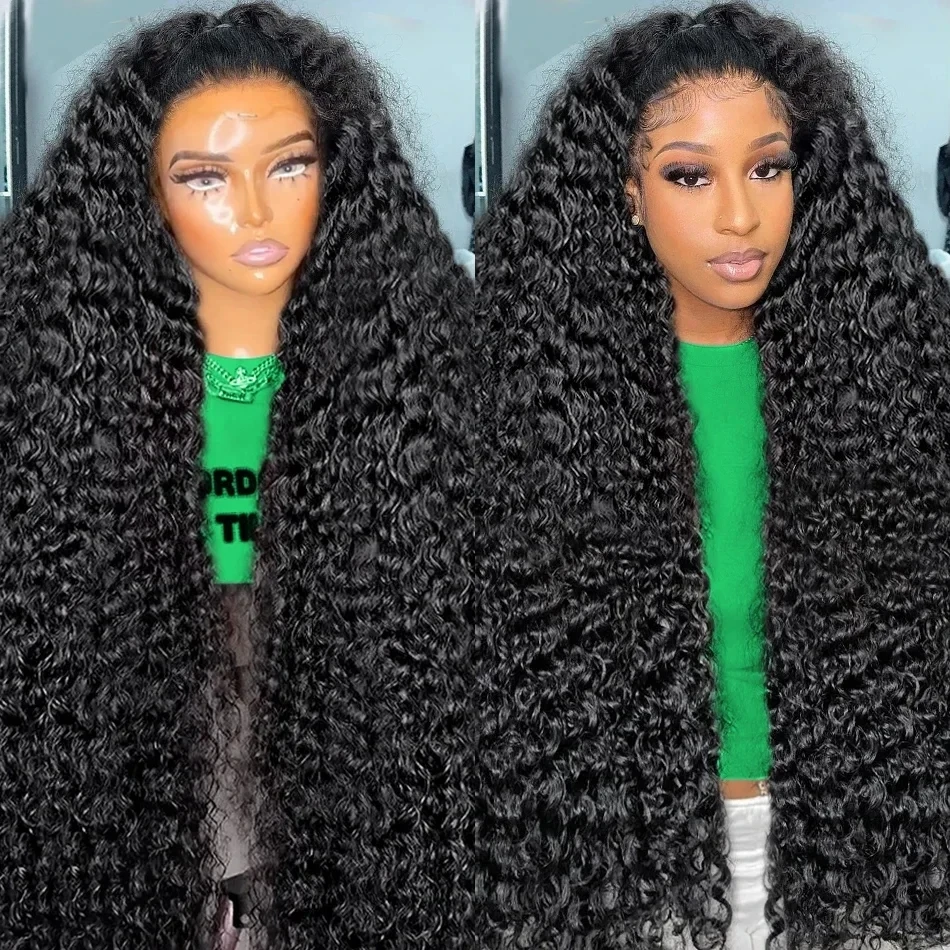 CEXXY Hd Lace Wig 13x6 Human Hair Curly Wigs For Women Pre Plucked Glueless 30 34 40Inch Loose Deep Wave Water Wave Frontal Wigs