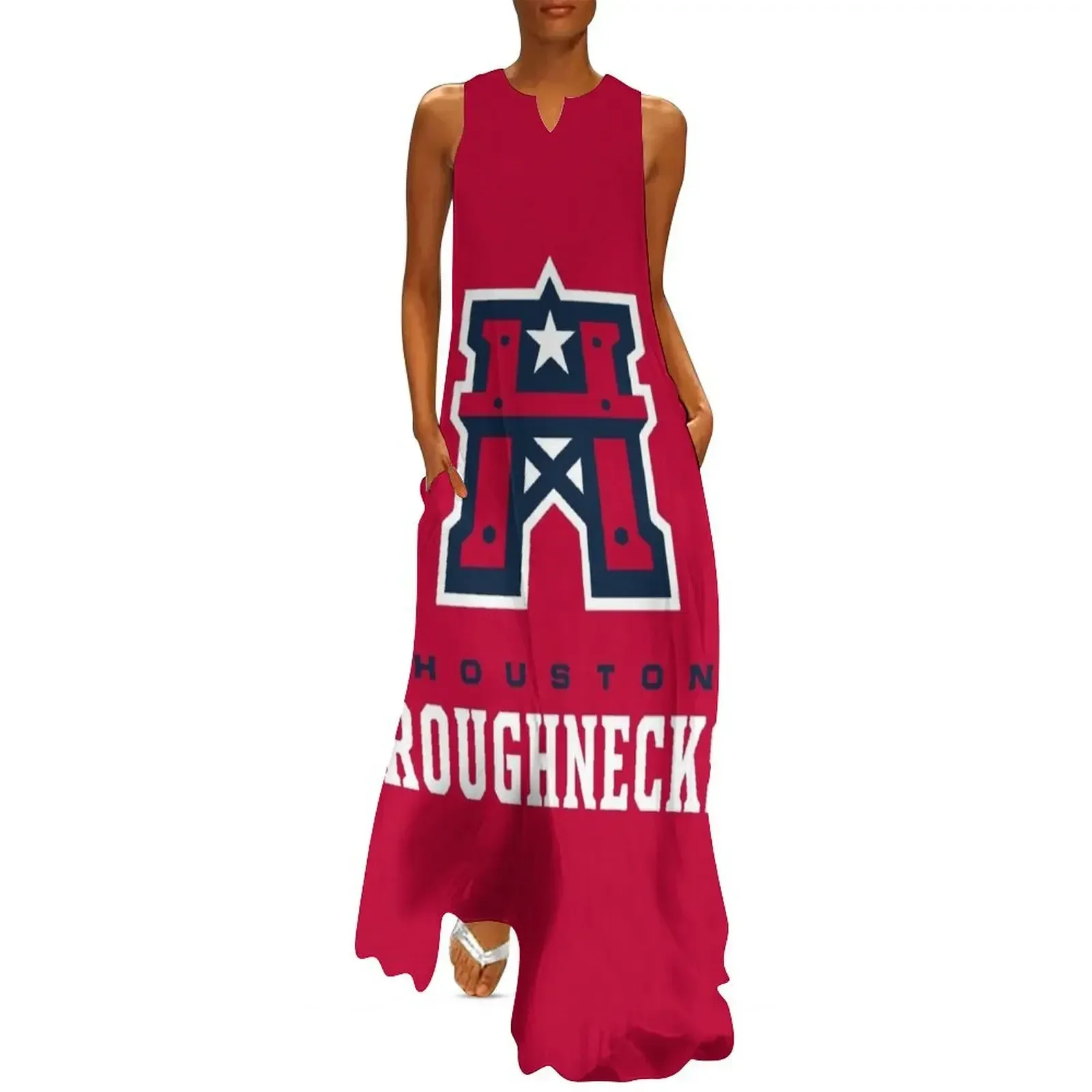 

TX Texas Houston Roughnecks Merch Long Dress dress dresses dress summer evening dresses women