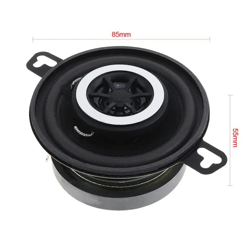 2 Stuks 3.5 Inch 12V 200W Universele Auto Hoorn Luidspreker Met Coaxiale Type En Volledige Frequentie Voor de Meeste Voertuig Audio Systeem