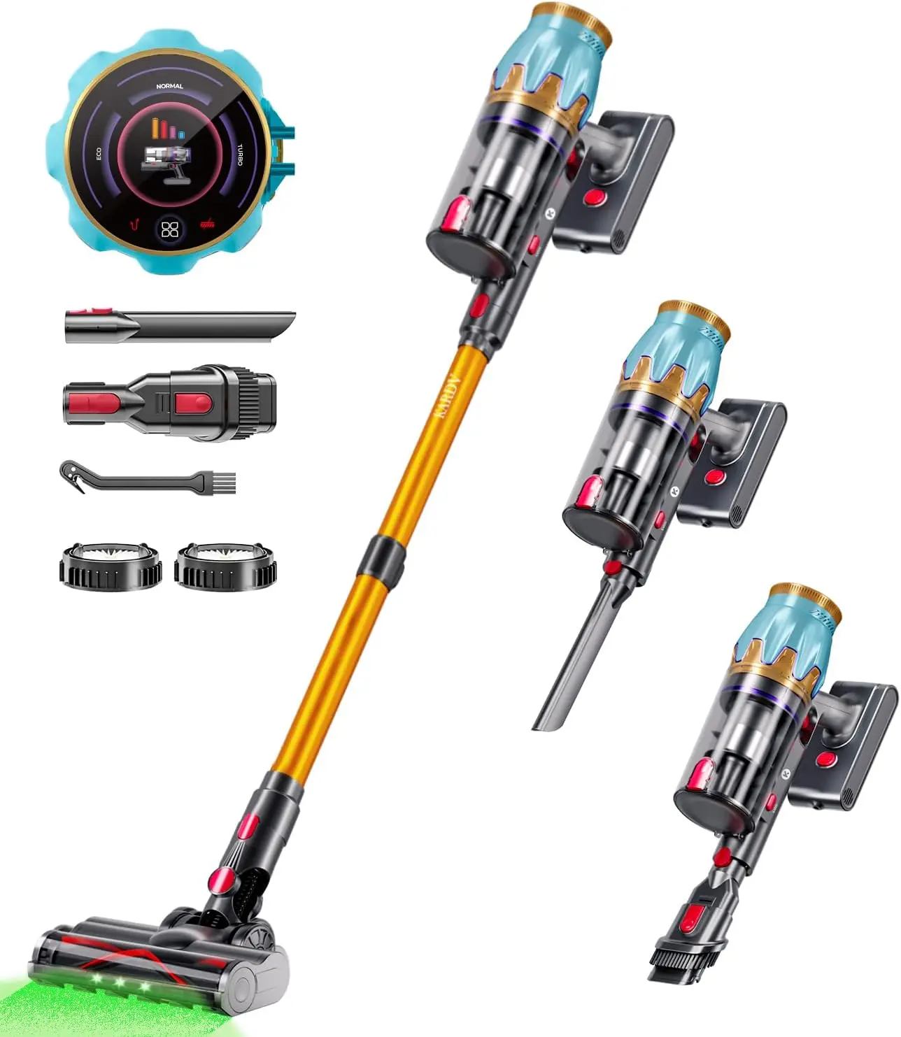 

V15 Best Cordless Household Large Suction Power Multi-Function Pet Brushless Motor Handheld Vacuum Cleaner