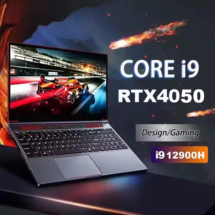 

New 16.1 Inch Core I9 12900H Gamer PC RTX4050 6G Graphics Card Core I9 12th 10th Gen 64GB 2TB Business Gaming Laptop