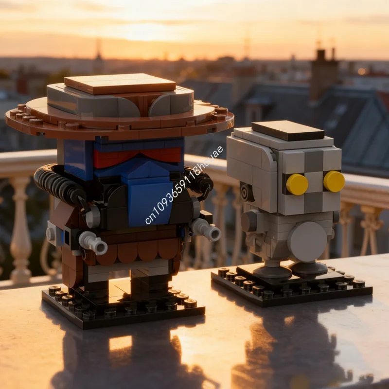 

335 шт. MOC Cad Bane And Todo Brickheadzed модель строительные игрушки блоки строительство DIY идея Рождественский подарок образование дети день рождения