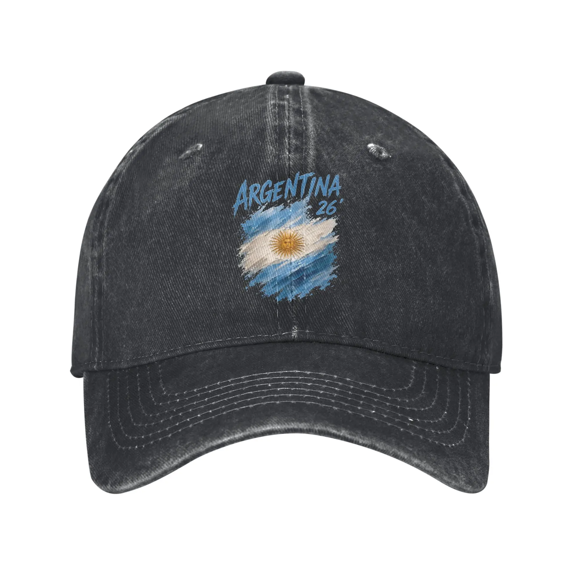 Gorras de camionero con bandera argentina para hombre y mujer, gorra de béisbol, gorras snapback ajustables, moda, Argentina, fútbol