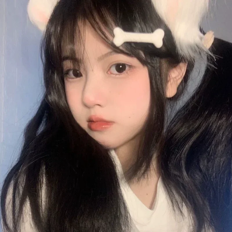 1-5 pçs osso grampos de cabelo moda estilo escuro feminino gril headwear presilhas vívido osso do cão grampos de cabelo lado pino de cabelo acessórios para o cabelo