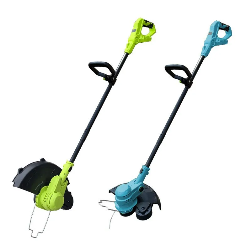 Handheld Rechargeable Lawn Trimming Kit, Compact Domestic Electric Cutter for Garden Weed Removal & Greenery Maintenance