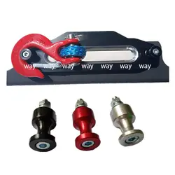 Car Accessories Silver Winch Rope Hook Stand Steel for 3/8 1/2 Clevis Slip Half-Linked Winch Hook 10