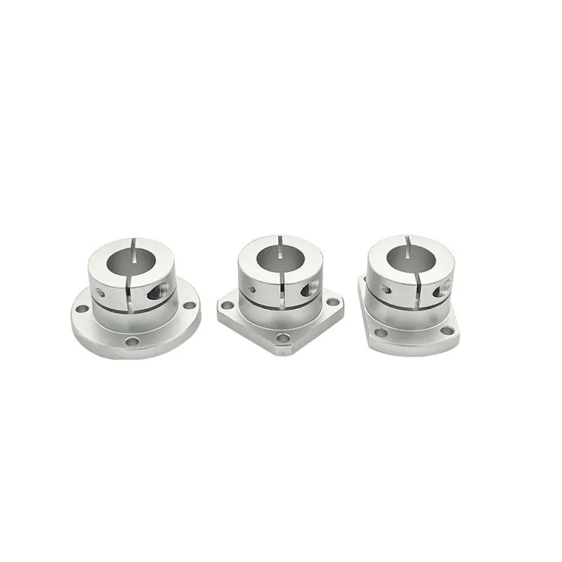 Round Square Compact Flanged Mount Type Cast With Slit Shaft Supports Linear Motion Automation Components Dia 6 8 10 15 16 20 30
