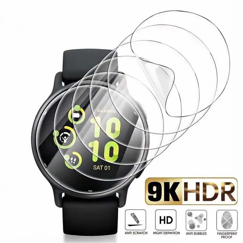 1-5Pcs Hydrogel Film For Garmin Forerunner 170 70 165 965 945 935 220 225 230 235 255 735XT 620 630 Watch Screen Protector Film
