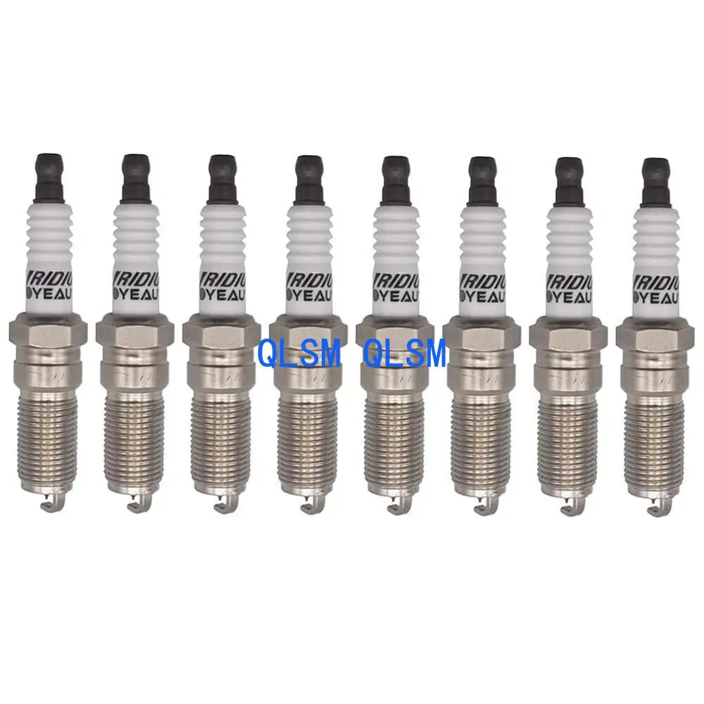 

8-Piece set of iridium spark plugs for Chevrolet GMC Cadillac 5.3L 6.2L V8-