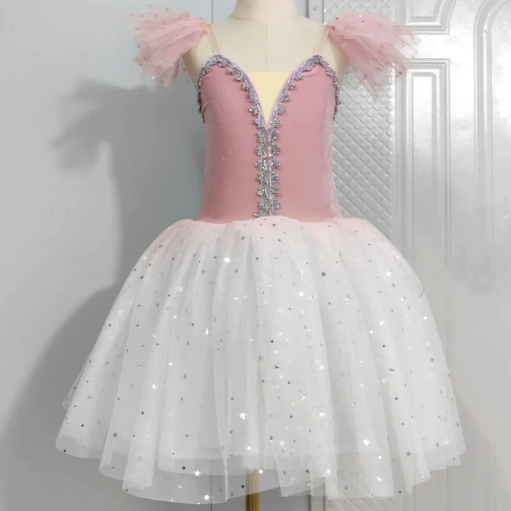 

Балетное платье для женщин, семейные комплекты, летние платья для девочек, танцевальные костюмы, балетные купальники для мамы и дочки, детская одежда