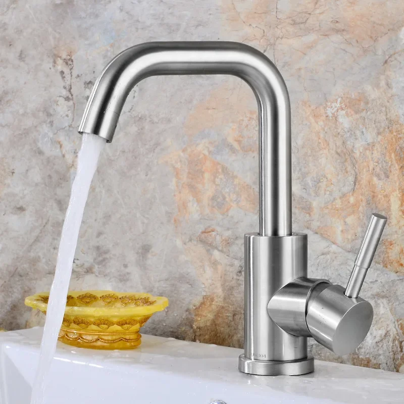 Modern Waterfall Sink Faucet with LED Temperature Display - Hot Cold Water Mixer Tap with Lift Handle for Bathroom Basin