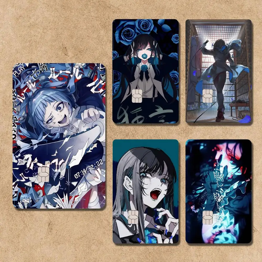 

Ado Japanese Singer Credit Card Skin Stickers For Bank Card Bus Metro Card Sticker Waterproof Women Gift