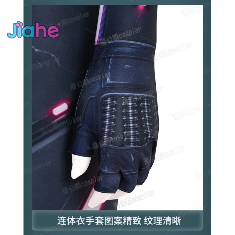 Mio split corte de cabelo cosplay traje novo elástico apertado macacão uniforme festa de halloween mulher homem fantasia moda mio conjunto