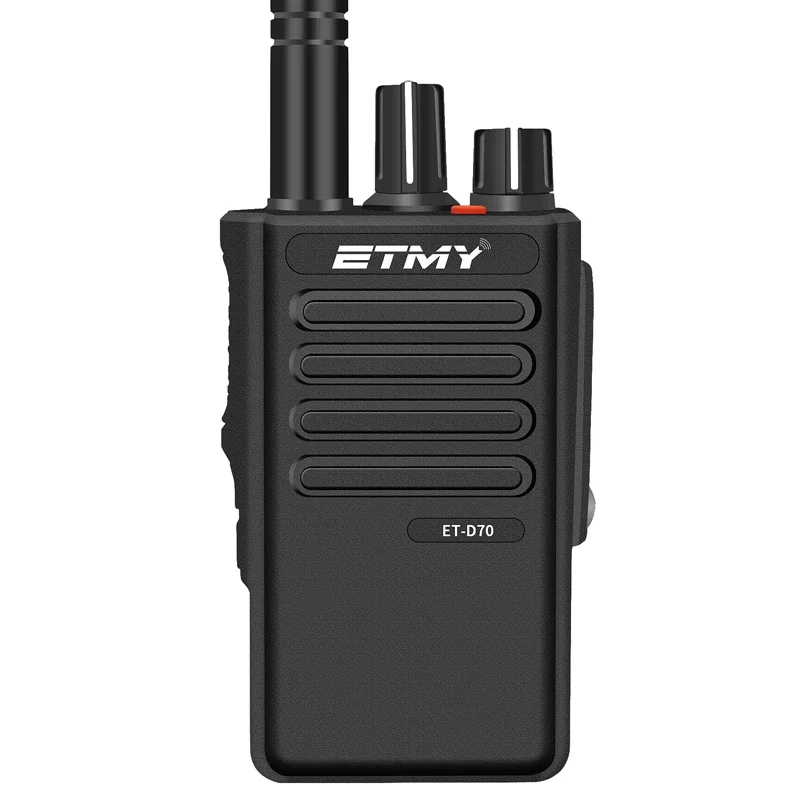 

ETMY China DMR Digital Two Way Radio UHF VHF Handheld ET-D70 Security Walkie Talkie