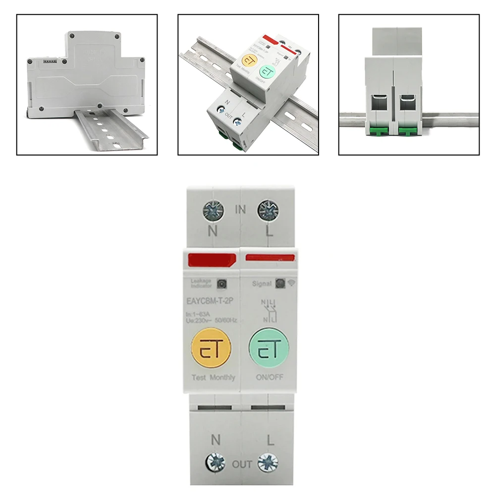 WIFI Enabled Energy Meter Automated Protection Remote Control Meter Energy Consumption Monitor Optimal Energy Usage