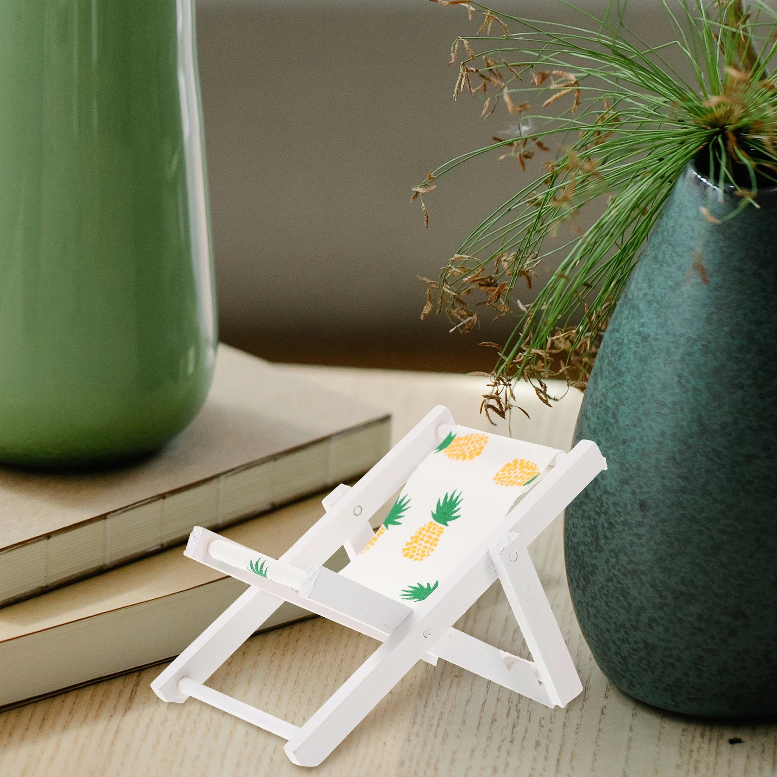 

Elegant Miniature Beach Chair Nautical Coastal Charm Indoor Outdoor Home Desktop Adornment Birthday Wedding Anniversary