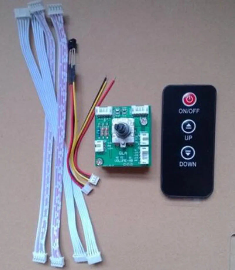 Imagem -04 - Placa de Controle de Volume Remoto com Led para Amplificador de Potência Potenciômetro Digital Equilíbrio Diferencial Hifi 4ch Canais 2ch w